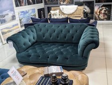 Green Velvet Arkos Sofa  - in