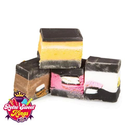 Liquorice allsorts fudge - allsorts,