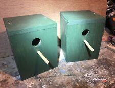 2 No Nest Box For Small Aviary Finches Or Garden Birds Etc 180x150x150