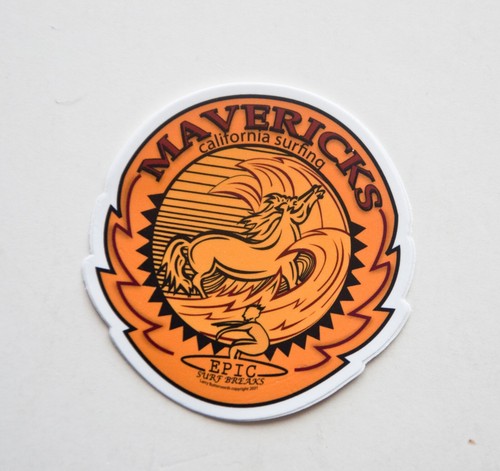 Mavericks surf decal surfing - surf,