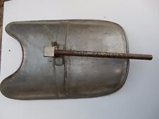 ART DECO HAIRDRESSER ! WASH BASIN PLATE IN CHROME  body armour upcycle STEAMPUNK