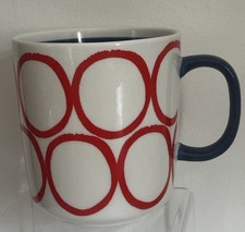Habitat Mix It Up Orange / Red Circles Mug