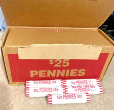 Lincoln Cent Rolls x5