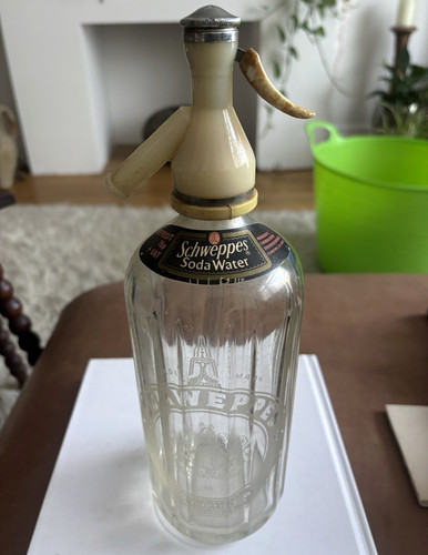 Schweppes soda water glass - soda,