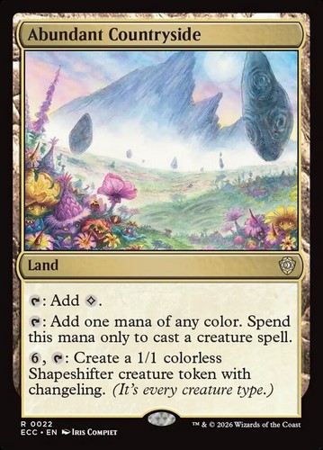 Mtg abundant countryside - ~,