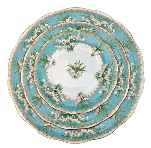 Vintage queen anne plates - vintage,