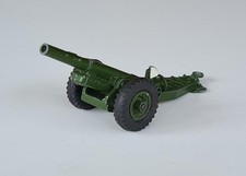 Vintage Dinky 693 7.2 inch Howitzer artillery gun 1960's diecast model