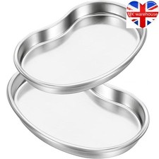 2Pcs Kidney Dish Trays Shaped