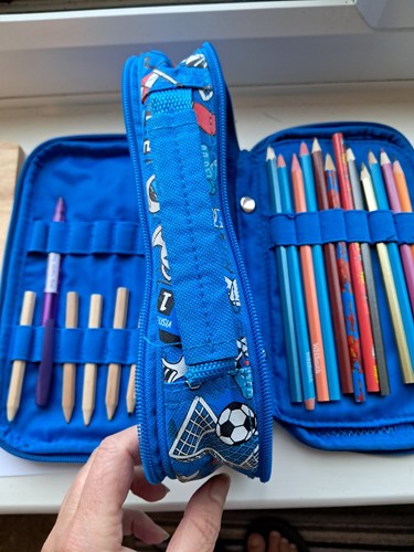 Smiggle pencil case with - pencil,