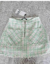 New ZARA Woman Chic Tweed Mini