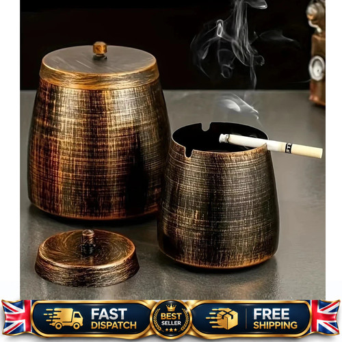 Outdoor ashtray with lid - ashtray,