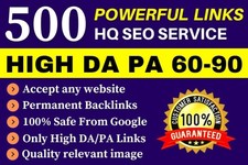 500 Unique Domain Authority