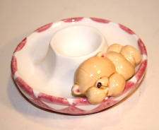 Teddy bear themed  ceramic egg