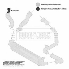 Genuine Borg & Beck Turbo Hose