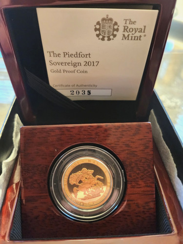 2017 piedfort gold proof - 2017,