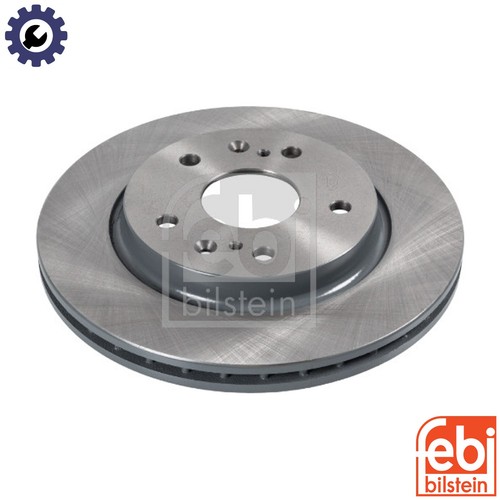 Brake disc 108469 - 2x, for