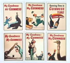 Guinness Postcard Collection of 13, c1990s #24