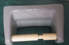 Twyfords bathroom toilet paper holder Linden green - RARE