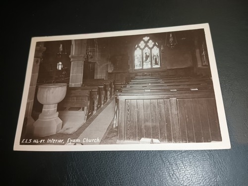 Church interior font eyam - church,