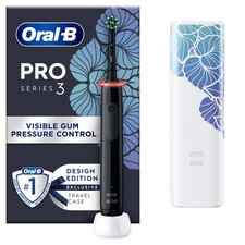 Oral-B Pro Series 3 Electric Rechargeable Toothbrush with Travel Case 3500 Black