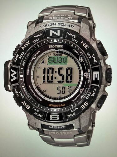 Casio pro trek solar powered - casio,