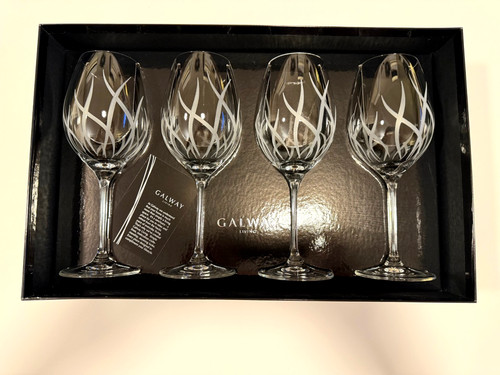 Galway crystal fire goblet - crystal,