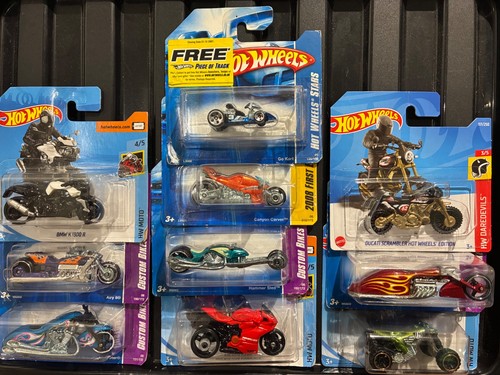 Hot wheels moto custom bikes - moto,