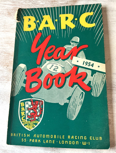 1954 year book - b.a.r.c.,