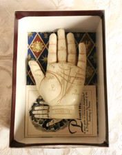 DAVID LAWRENCE, PALMISTRY HAND WITH INSTRUCTION BOOKLET AND ORIGINAL BOX
