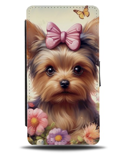 Floral yorkshire terrier flip - floral,