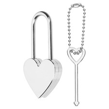  Small Padlock with Key Heart