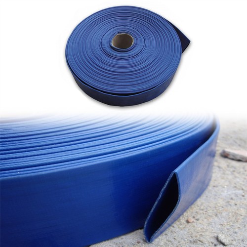 Blue lay flat water discharge - blue,