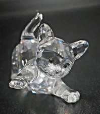 SWAROVSKI CRYSTAL KITTEN STANDING / PLAYING (2004 - 2012) 631856 - MISSING BALL