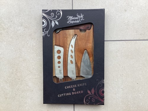 Cheese knife and - , board