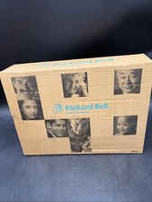 Packard Bell Multimedia CRT Computer Monitor Speakers in Original Box Black NEW