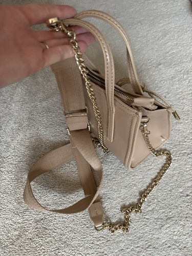 Zara beige mini - zara, leather