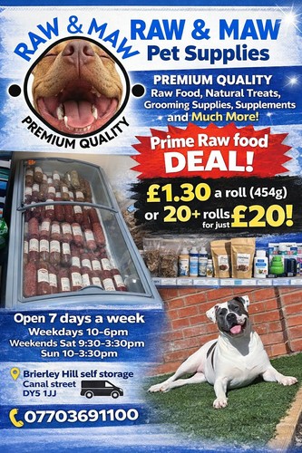 Prime raw frozen dog food - prime,