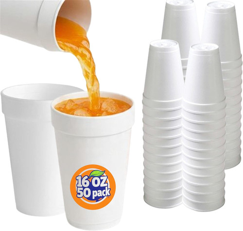 Styrofoam cups - 16, oz