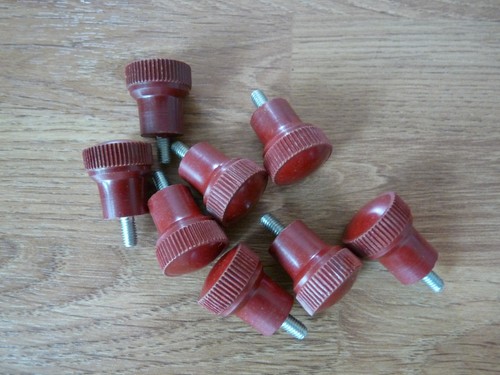 Dark red bakelite - red,