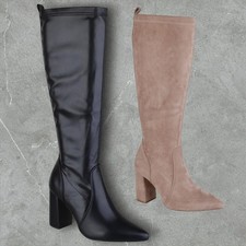 LADIES WOMENS POINTY TOE MID