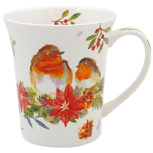 Christmas winter robins - christmas, slim