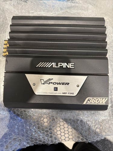 Alpine power amp - power,