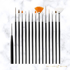 15 pcs Fine Detail Brushes