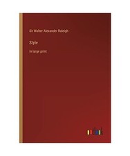 Style: in large print: in