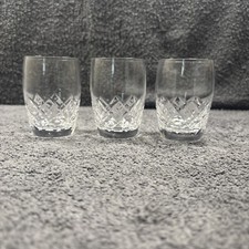 3 x Stuart Crystal Carlingford