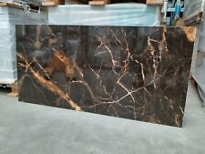 Extra Large Black & Gold Marble Effect 600x1200mm Polished Porcelain Tiles 30m2