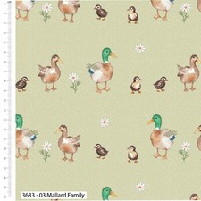 Farmyard Animals Fabric 112cm