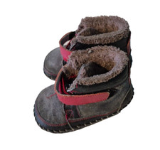 Little blue lamb fleece bootie - little,