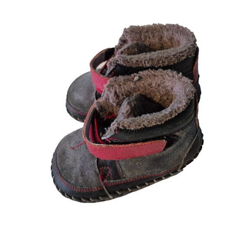 Little blue lamb fleece - fleece, bootie