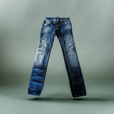 DSQUARED2 Women's Blue Distressed  Denim Jeans 36 (UK Size 4) Made in Italy